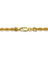 Sparkle Rope Link 24" Chain Necklace (3-5/8mm) in 14k Gold