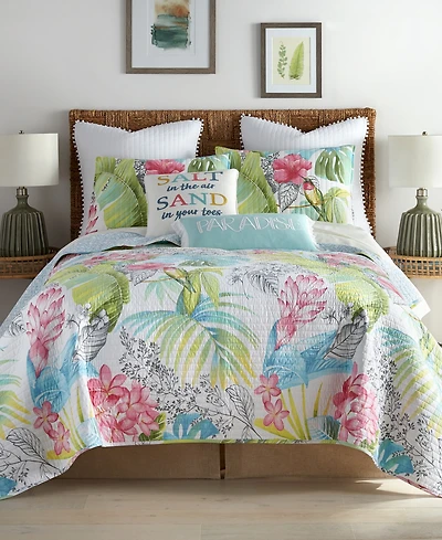 Levtex Kalani Tropical Motif Reversible 2-Pc. Quilt Set, Twin/Twin Xl