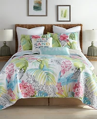 Levtex Kalani Tropical Motif Reversible 2-Pc. Quilt Set, Twin/Twin Xl