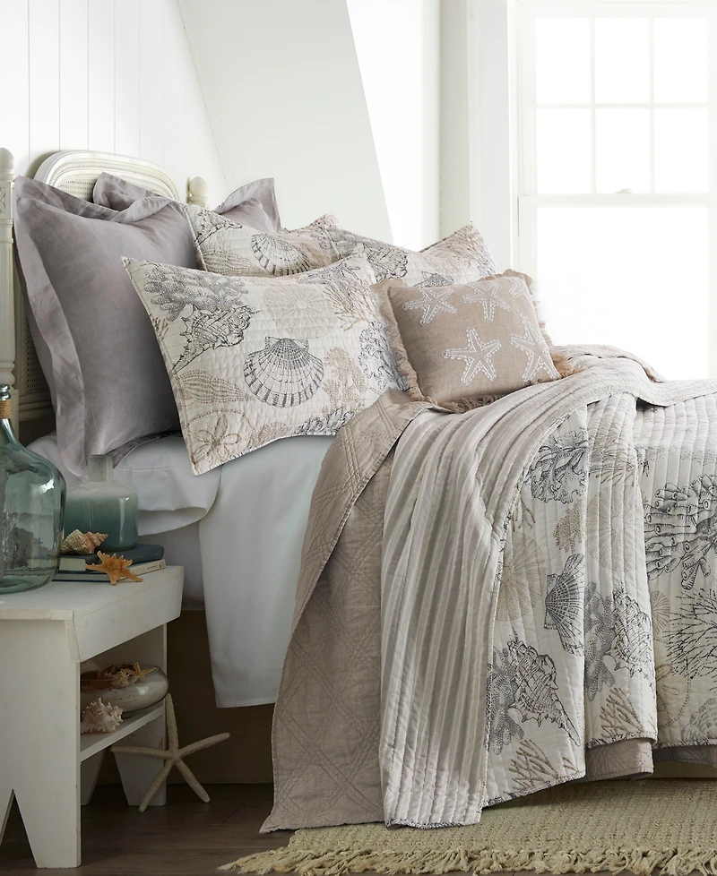 Levtex Caspian Sea Reversible 3-Pc. Quilt Set, Full/Queen