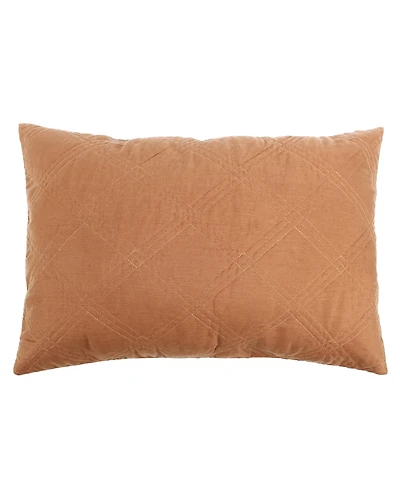 Levtex Washed Linen Relaxed TexturedQuilted Sham, Standard