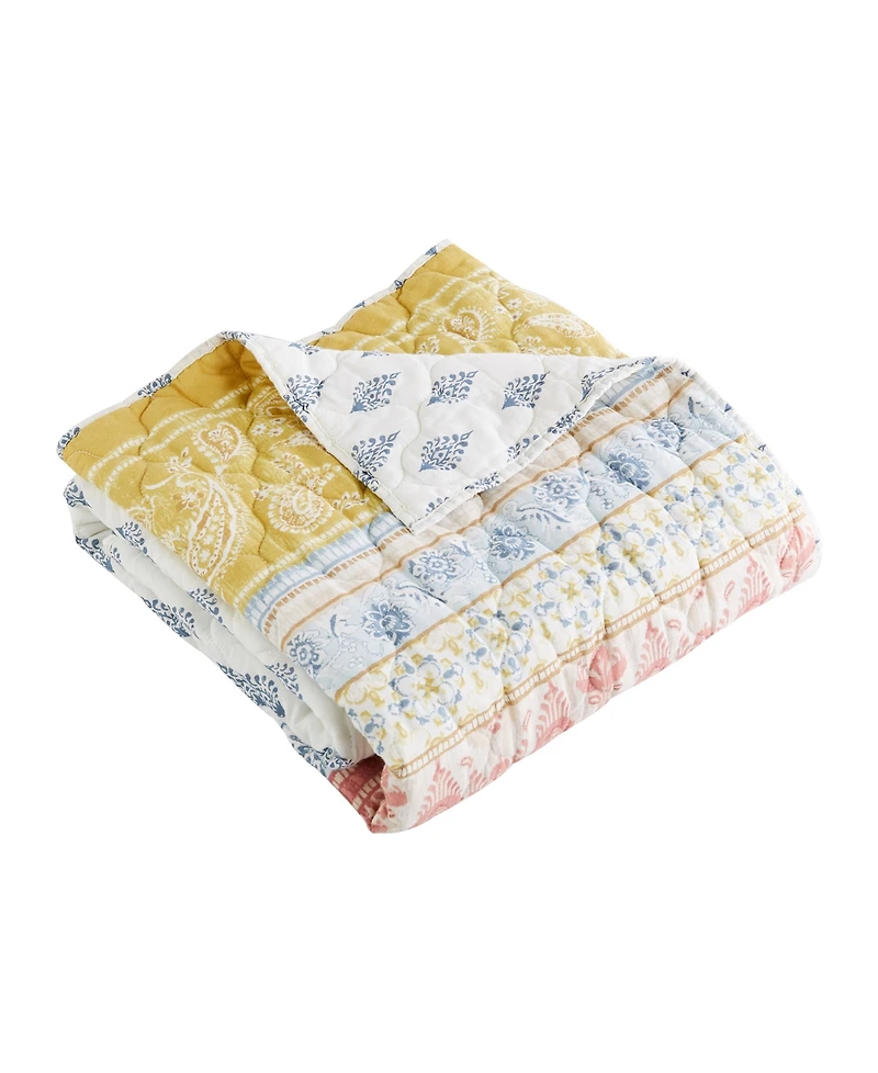 Levtex Tamiya Moroccan Inspired Reversible Quilted Throw, 50" x 60"