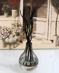 Vivience Gray Tinted Diffuser with Black Curved Reeds