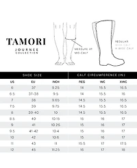 Journee Signature Women's Tamori Stacked Heel Knee High Boots