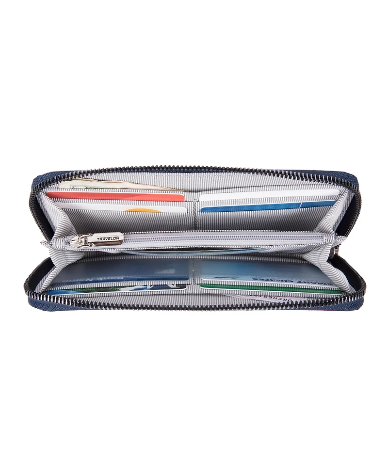 Travelon Rfid (Radio Frequency Identification) Blocking Single Zip Wallet