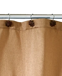 Avanti Braided Medallion Colorblocked 12-Pc. Shower Curtain Hooks