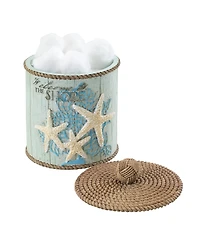 Avanti Beachcomber Seashells Resin Covered Jar