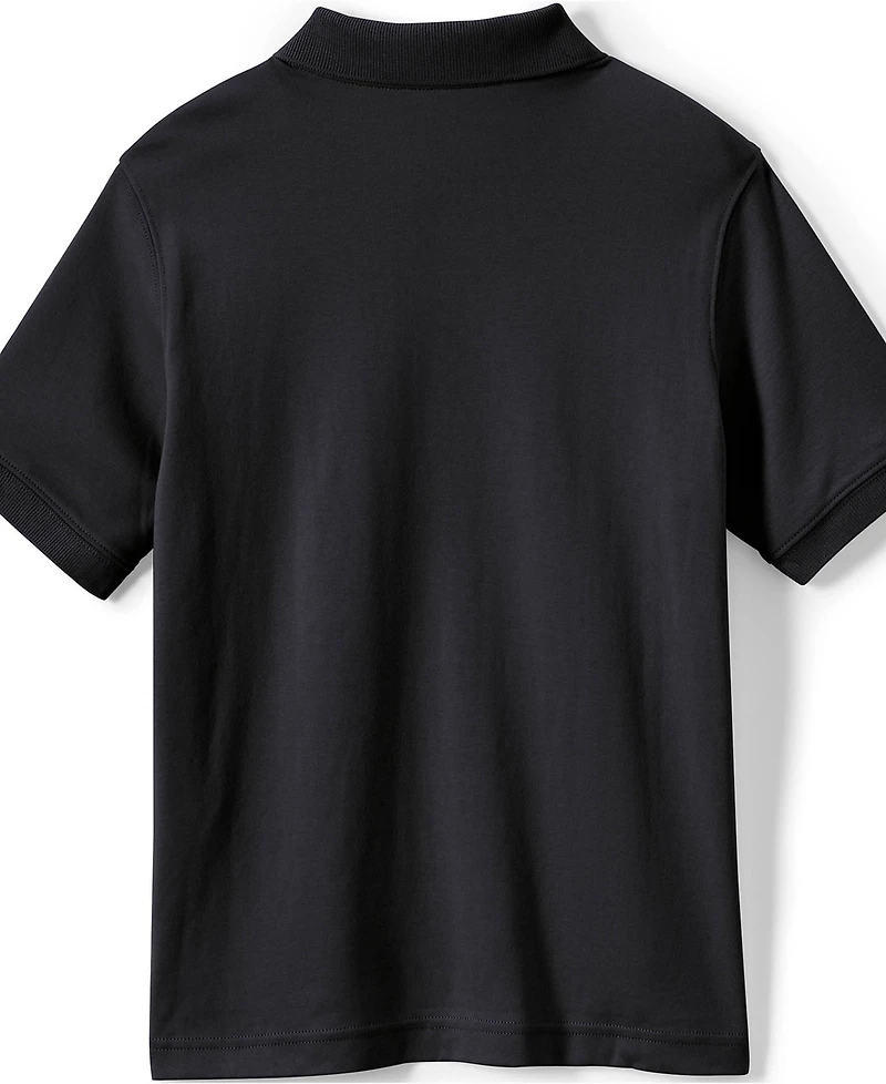 Lands' End Kids Short Sleeve Interlock Polo Shirt