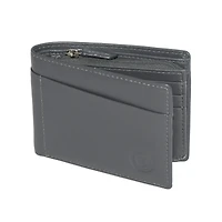 Club Rochelier Men's Slim Wallet with Zippered Pocket