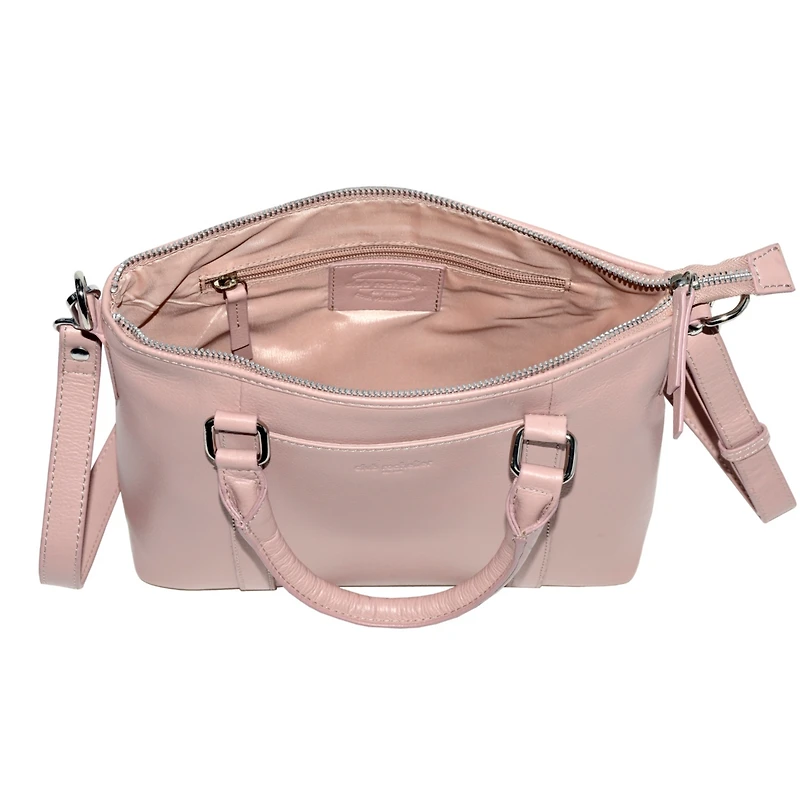 Club Rochelier Leather Crossbody Bag with Top Handles