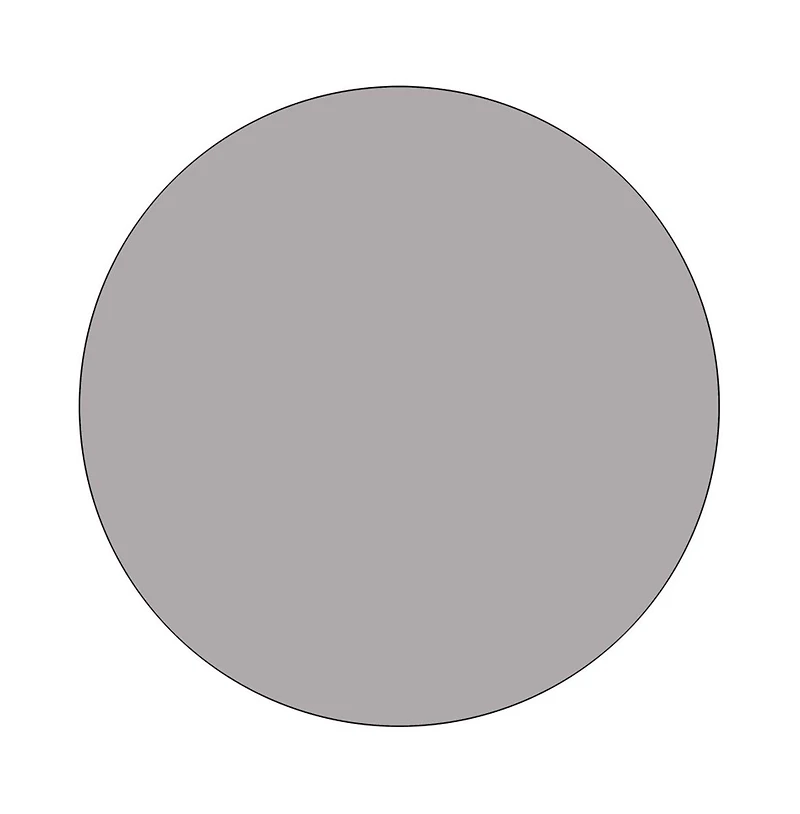 Emma+Oliver Mobile 42" Round Laminate Adjustable Activity Table