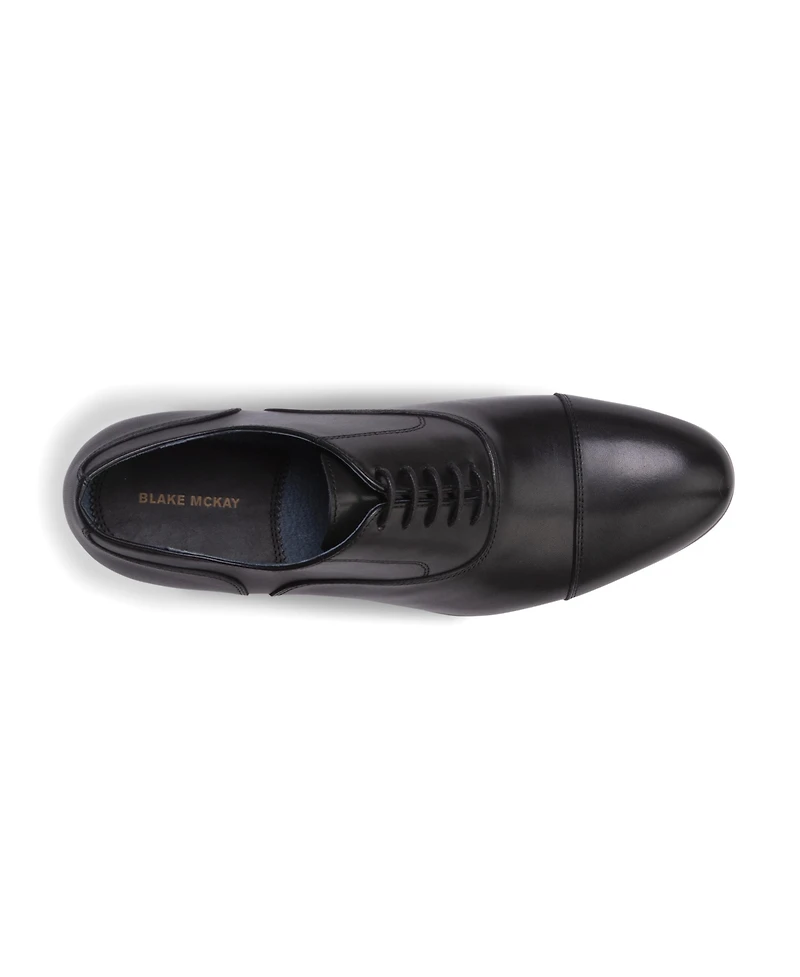 Blake McKay Men's Melvern Dress Lace-Up Cap Toe Oxford Leather Shoes
