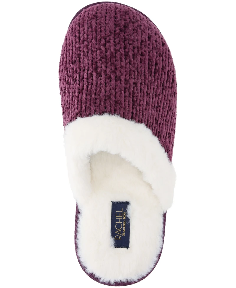 Rachel Rachel Roy Women's Chenille Lip Sole Scuff Slipper