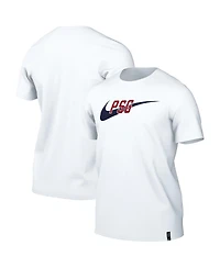 Men's Nike White Paris Saint-Germain Swoosh T-shirt