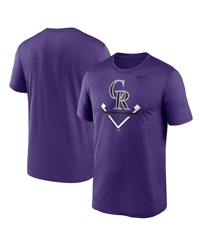 Men's Nike Purple Colorado Rockies Icon Legend Performance T-shirt
