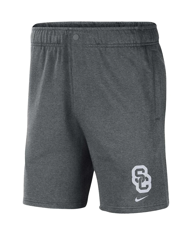 Men's Nike Gray Usc Trojans Fleece Shorts
