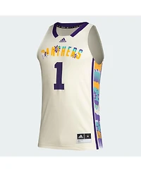 Men's adidas #1 Khaki Prairie View A&M Panthers Honoring Black Excellence Basketball Jersey