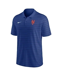 Men's Nike Royal New York Mets Authentic Collection Victory Striped Performance Polo Shirt