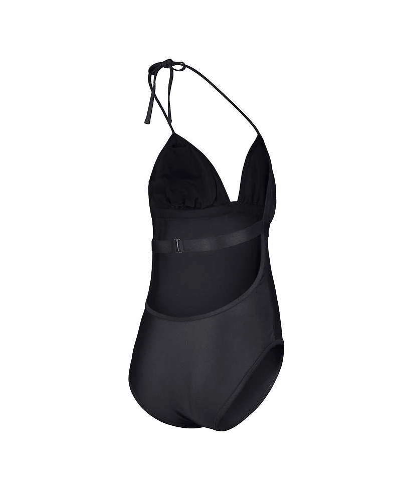 Women's G-iii 4Her by Carl Banks Black Lsu Tigers Full Count One-Piece Swimsuit