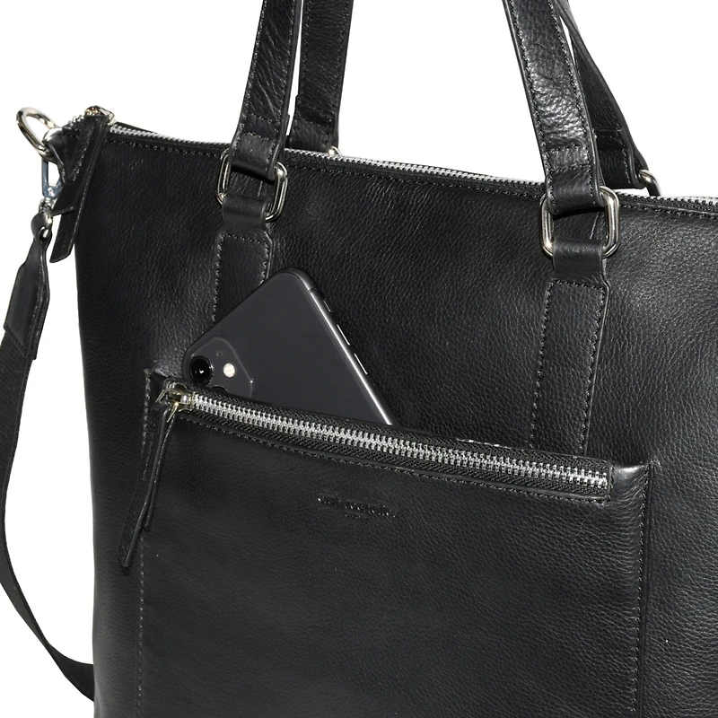 Club Rochelier Ladies Large Leather Crossbody Business Tote Bag
