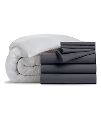 Ella Jayne Triple Brushed Microfiber 8-Piece Duvet Bundle, California King