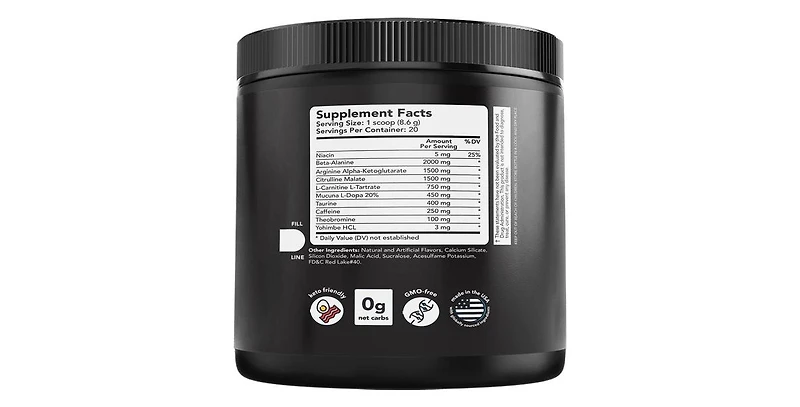 Vitamin Bounty GX7 Pre-Workout Powder