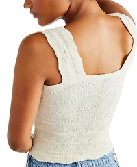 Free People Women's Love Letter Jacquard Camisole Top
