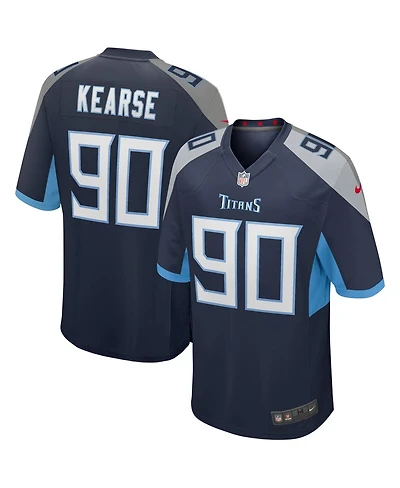 Men's Nike Jevon Kearse Navy Tennessee Titans Game Retired Player Jersey