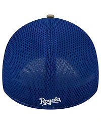 Men's New Era Camo Kansas City Royals Team Neo 39THIRTY Flex Hat