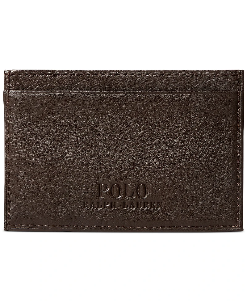 Polo Ralph Lauren Men's Pebbled Leather Card Case