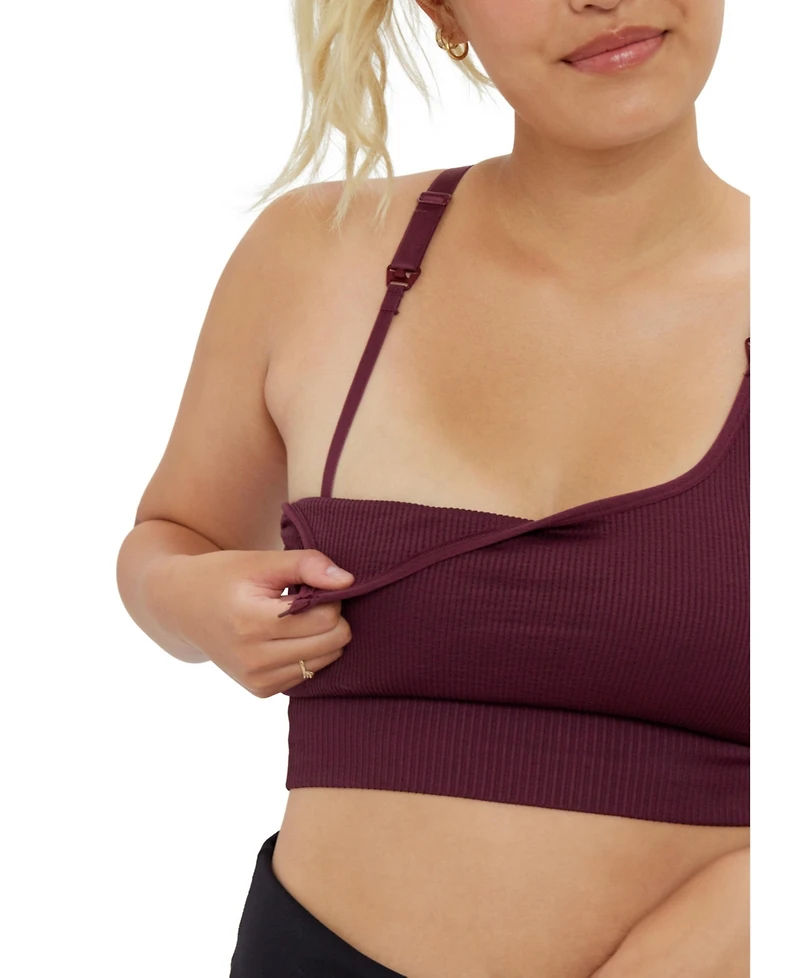 Ingrid + Isabel Maternity Seamless Nursing Sports Bra
