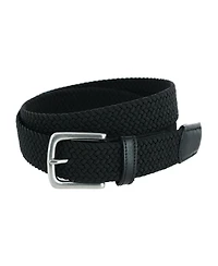 Trafalgar Big & Tall Riverside Solid Stretch Weave Belt