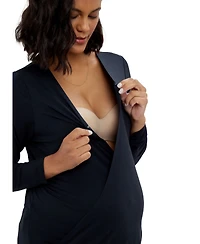 Women's Maternity Everywear Long Sleeve Wrap Tee