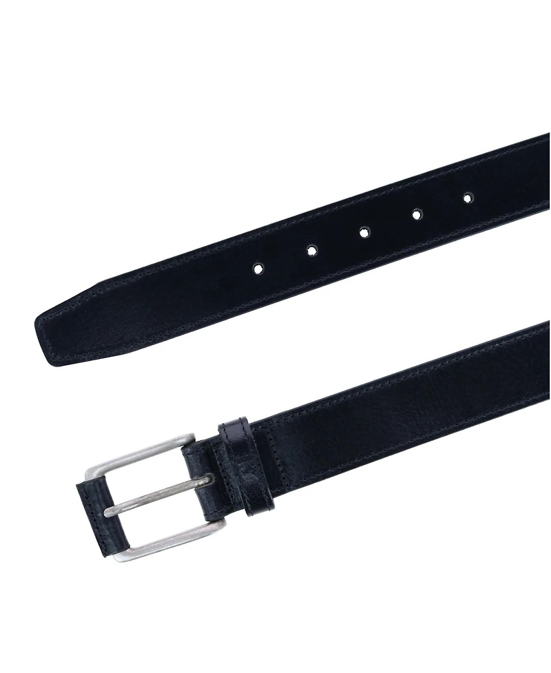 Trafalgar Men's Wyatt 35mm Genuine Leather Casual Jean Belt