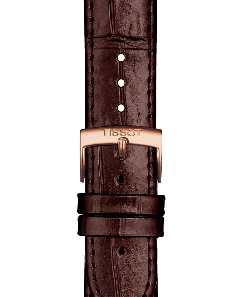 Tissot Official Interchangeable Brown Leather Watch Strap