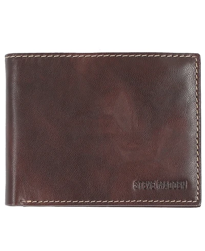 Steve Madden Men's Antique-like Rfid Passport Case