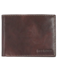 Steve Madden Men's Antique-like Rfid Passport Case