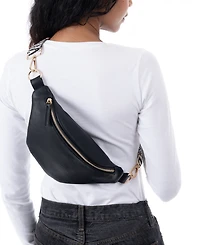 I.n.c. International Concepts Bean-Shaped Fanny Pack With Interchangeable Straps, Exclusively at Macy's