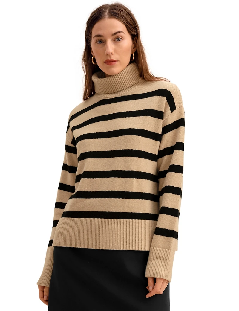 Lilysilk Women's The Gilly Stripe Sweater