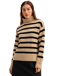 Lilysilk Women's The Gilly Stripe Sweater