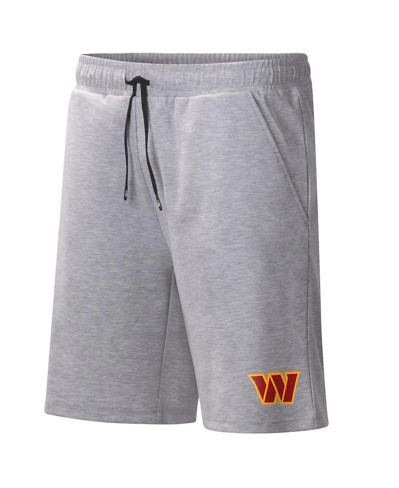 Men's Msx by Michael Strahan Heather Gray Washington Commanders Trainer Shorts