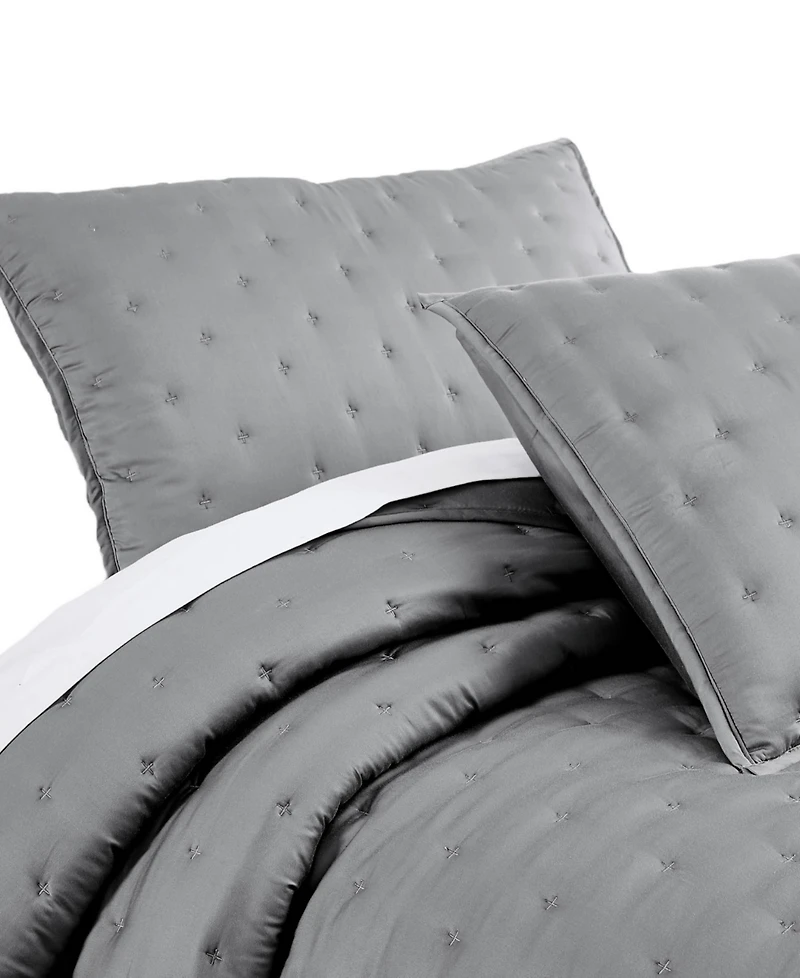 Southshore Fine Linens Luxurious 100% Viscose 3-Pc. Quilt Set, Queen