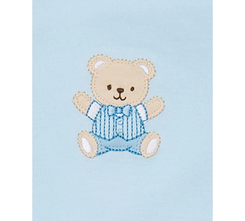 Little Me Baby Boys Cute Bear Hat and Gown, 2 Piece Set