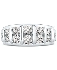 Men's Diamond Graduated Column Band (2 ct. t.w.) in 10k White Gold