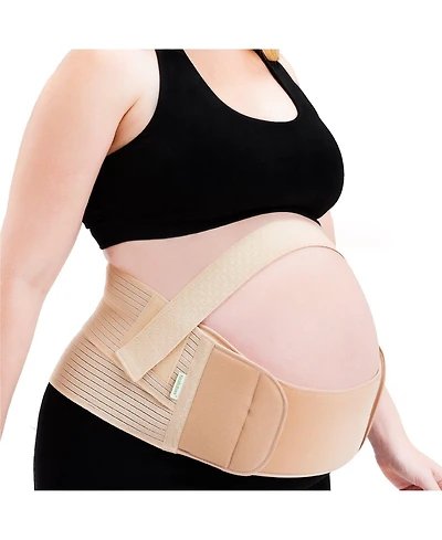 KeaBabies 2 in 1 Pregnancy Belly Support Band, Maternity Belt, Pregnancy Must Haves Baby Belly Bands