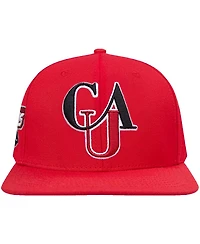 Men's Pro Standard Red Clark Atlanta University Panthers Evergreen Cau Snapback Hat
