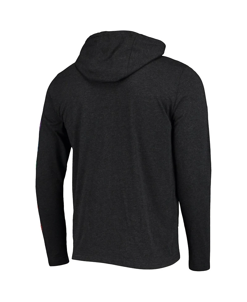 Men's and Women's Sportiqe Black Phoenix Mercury Rowan Pride Tri-Blend Pullover Hoodie