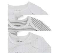 Little Me Baby Boys or Girls Welcome To The World Bodysuits, Pack of 3