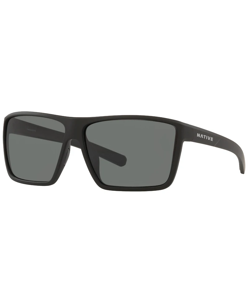 Native Eyewear Unisex Polarized Sunglasses, Wells Xl