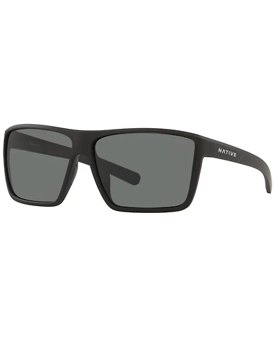 Native Eyewear Unisex Polarized Sunglasses, Wells Xl